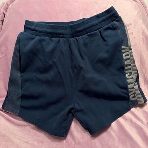 Gymshark Black Athletic Shorts with Side Logo